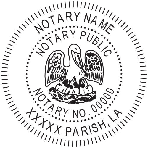 Louisiana Notary Stamp And Seal Pro Stamps 9271