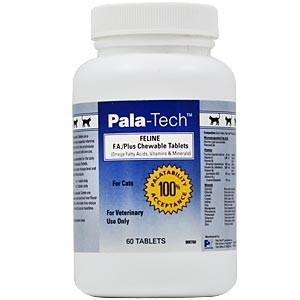 Pala-tech 11008 Feline F.a./plus 60 Chewable Tablets