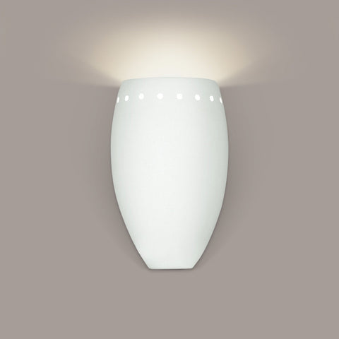 A19 1503-GU24-A11 Islands of Light Collection Grenada Fog Finish Wall Sconce