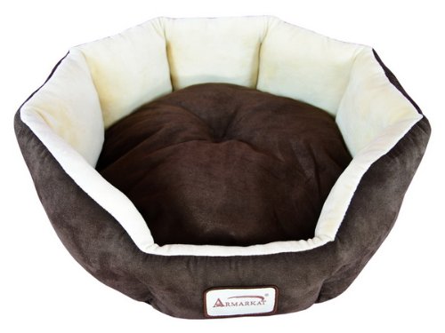 Armarkat Round Or Oval Shape Pet Cat Bed For Cats And Small Dogs