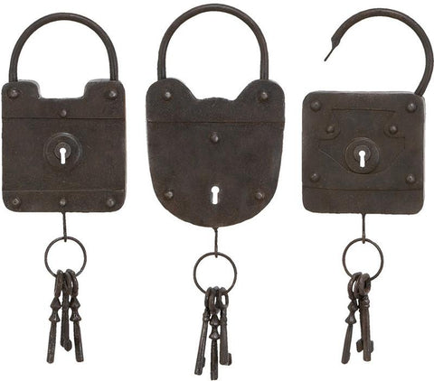 Bayden Hill Metal Locks & Keys 3 Asst 16
