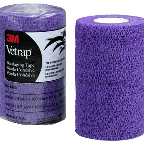3m Health Care 10160 3m Vetrap Bandage Tape, 4" X 5 Yard Roll, Purple
