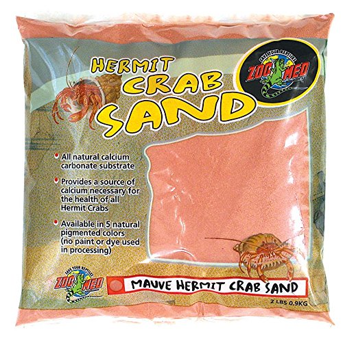 2 Quantity of Hermit Crab Sand Mauve 2lb HC 2M