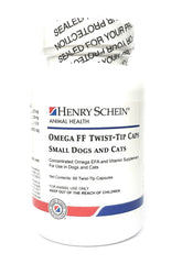 Omega FF Twist-Tip Caps For Small Dogs & Cats, 60 Capsules