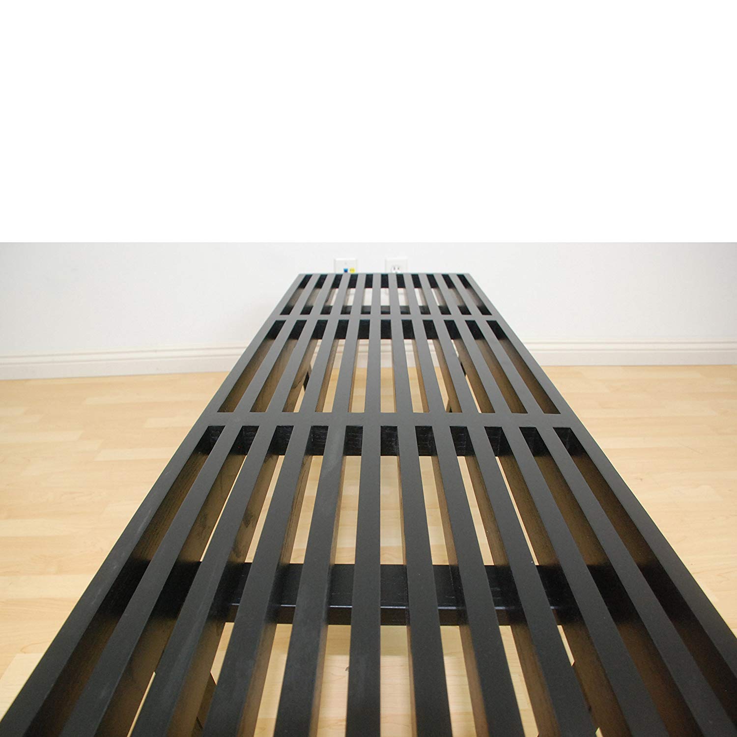 Mod Made Mm-ws-028-black Slat Bench