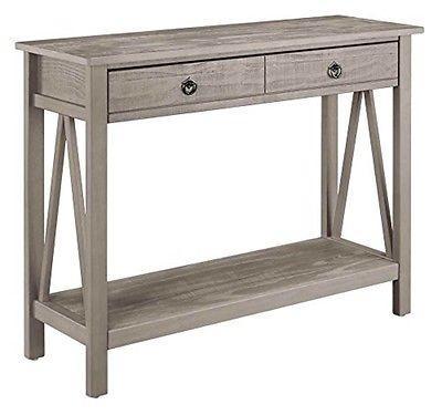 Bayden Hill 86152gry01u Titian Rustic Gray Console Table