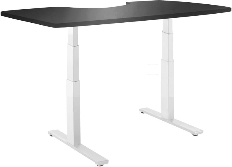 Vifah A1 Smartdesk Standing Desk Dual-motor Frame With Electric Adjustable Height From 24" To 50", White