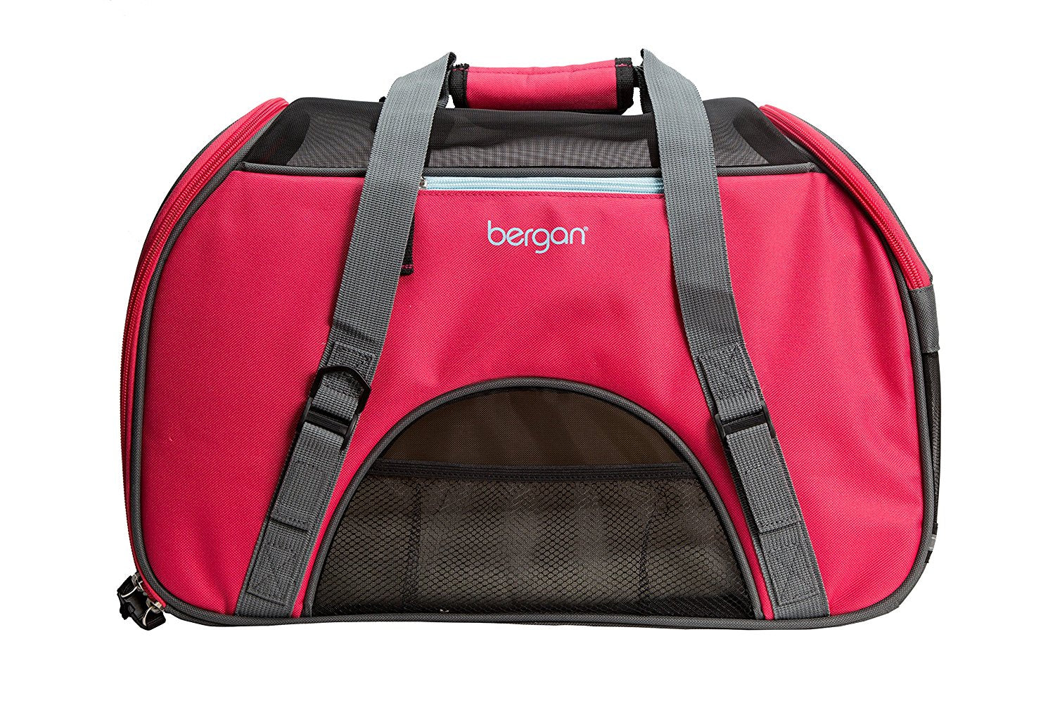 Coastal Pet Bergan Comfort Carrier - Cat and Dog Carrier - Heather Berry  19  x 10  x 13