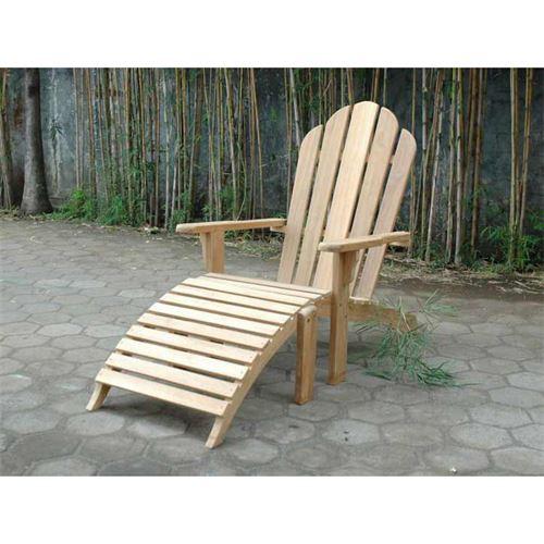 Anderson Teak Ad-036 Adirondack With Ottoman