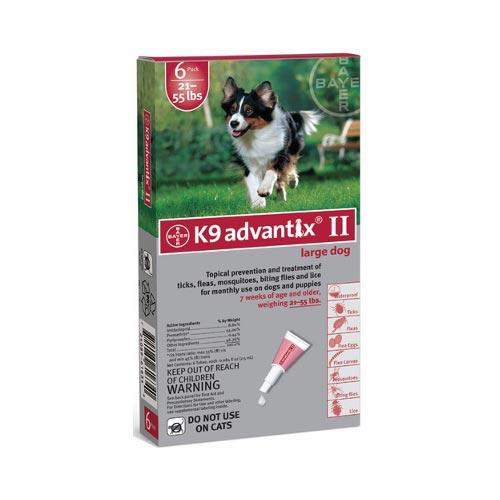 Advantix Advx-red-55-6 Flea And Tick Control For Dogs 20-55 Lbs 6 Month Supply