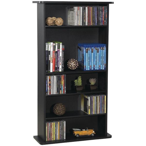 Atlantic 37935726 Drawbridge Cd & Dvd Multimedia Cabinet