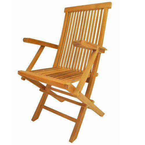 Anderson Teak Chf-102 Classic Folding Armchair - (sell & Price Per 2 Chairs Only)