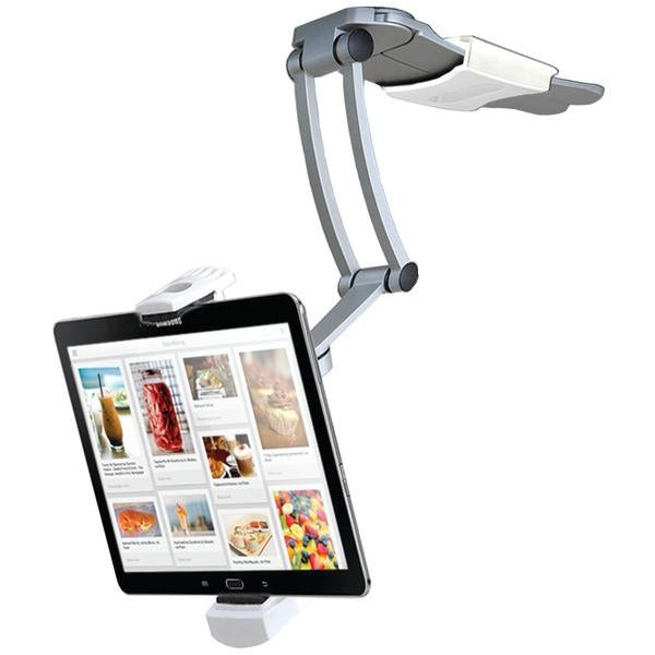 Cta Digital Pad-kms Ipad Air/ipad Mini/surface Pro 4 & 7"–12" Tablets 2-in-1 Kitchen Mount Stand