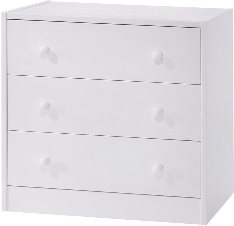 Canwood 2232-1 Whistler Junior 3 Drawer Chest-white