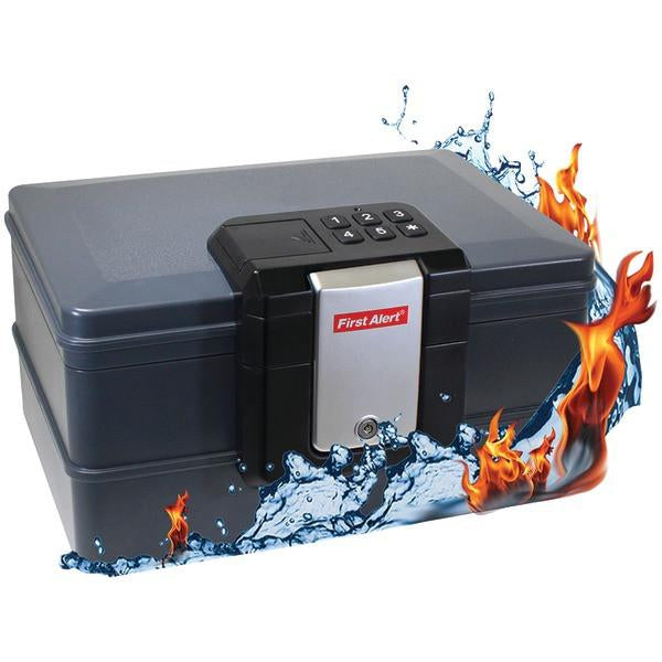 First Alert  2602df Waterproof Fire Chest With Digital Lock (0.39 Cubic Ft)