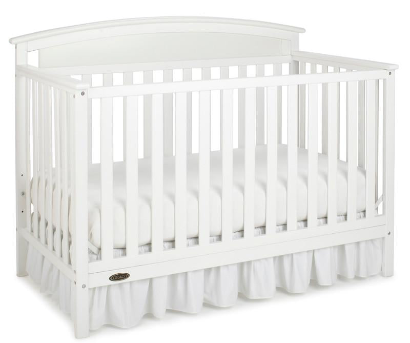 graco charleston 4 in 1 convertible crib white