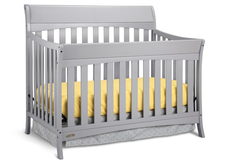 graco benton convertible crib pebble gray