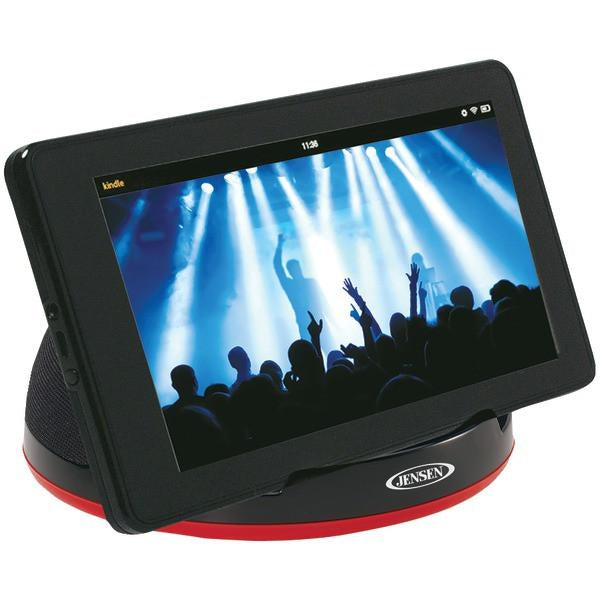 Jensen Smps-182 Portable Stereo Speaker For Tablets & Ereaders With Built-in Amp