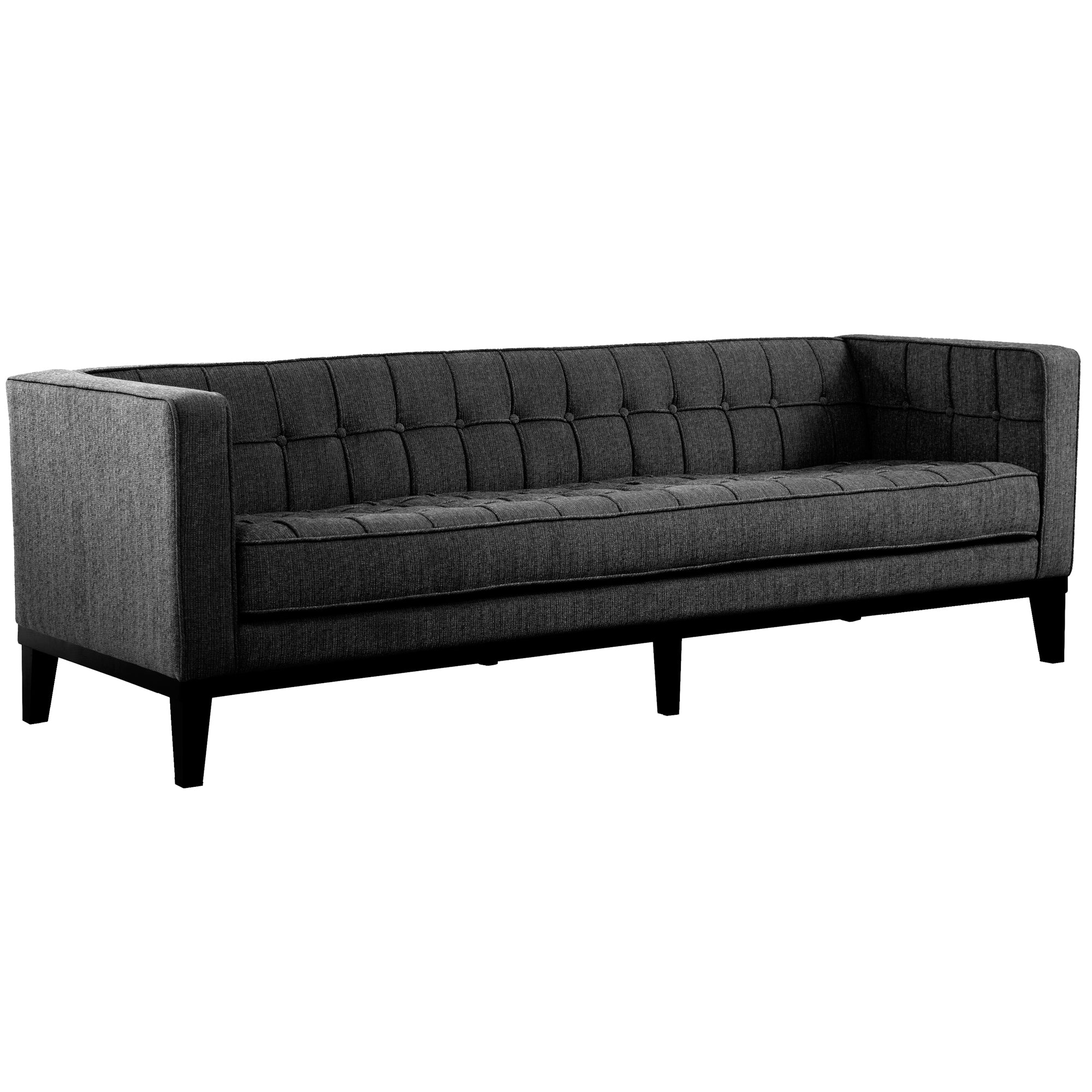Armen Living Lc10103ch Roxbury Sofa In Charcoal Fabric