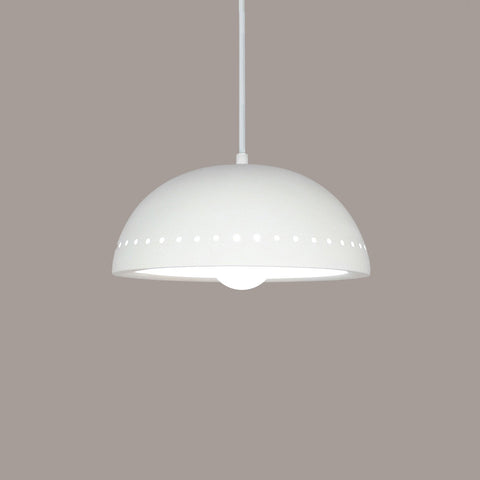A19 P305-CFL13-A16-BCC Islands of Light Collection Cyprus Twilight Blue Finish Pendant