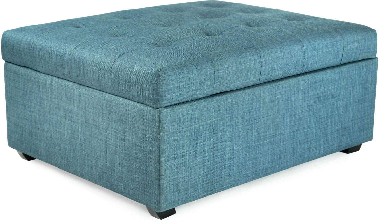 Ibed Pc333 Ibed Convertible Ottoman Guest Bed In Blue Fabric