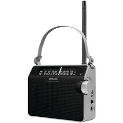 Highside Chemicals PR-D6BK AM/FM Compact Analog Radio (Black)