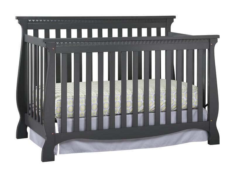 Storkcraft 04587-13g Venetian Fixed Side Convertible Crib-gray