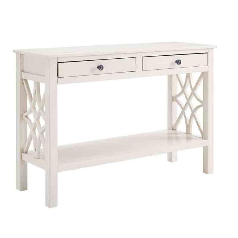 Linon Wm128wht01u Whitley Antique White Console Table