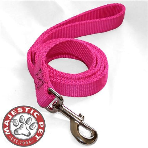 Majestic Pet Products 1in x 4ft Dbl Lead Pink By Majestic Pet Products