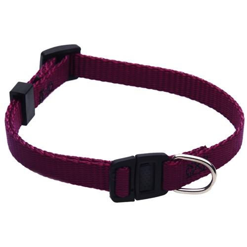 Majestic Pet Products 8in - 12in Adjustable Safety Cat Collar Burgundy By Majestic Pet Products