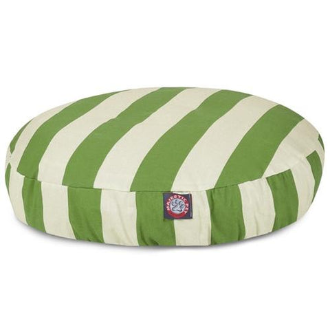 Majestic Pet Products Sage Vertical Stripe Small Round Pet Bed