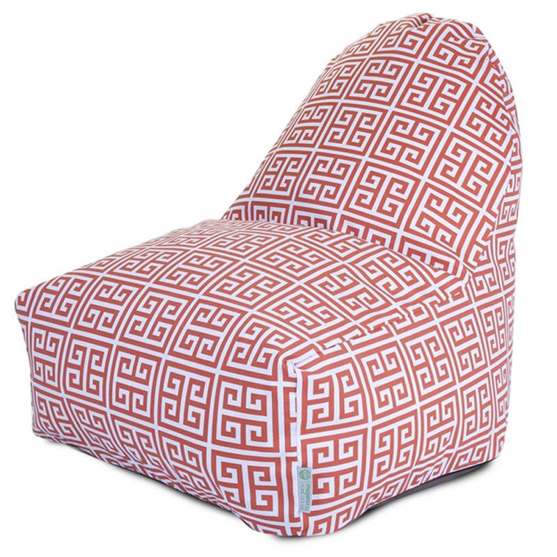 UPC 859072270800 product image for Majestic Home Goods 85907227080 Orange Towers Kick-It Chair | upcitemdb.com