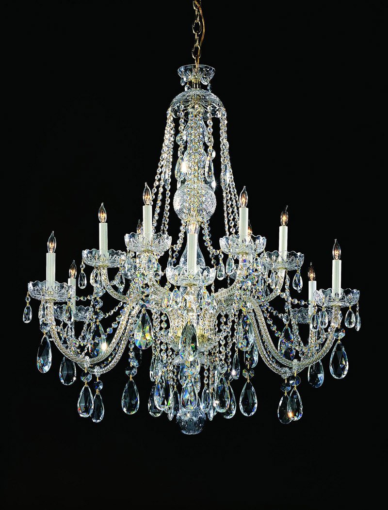 Crystorama Swarovski Elements Crystal Chandelier 6 Lights Polished Chrome 1112 CH CL S