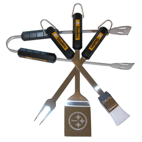 Pittsburgh Steelers 4 Piece Bbq Set