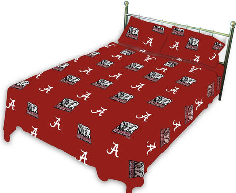 Alabama Printed Sheet Set King - Solid - ALASSKG by College Covers
