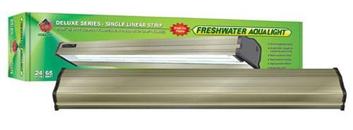 Coralife Freshwater Aqualight Single Linear Strip Compact Fluorescent Fixture, 1x65 Watt, 24 Inch (53014)