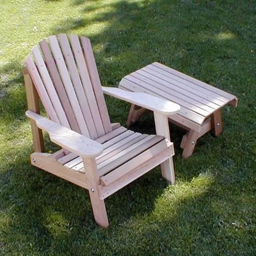 Creekvine Design Wrf5200setcvd Cedar American Forest Adirondack Chair & Table Set