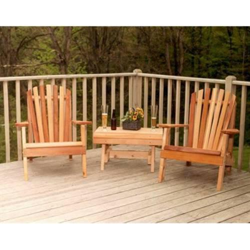 Creekvine Design Wrf5202cvd Cedar American Forest Adirondack Chair Collection