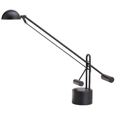 Dainolite 1 Lite Black Lizette Halogen Desk Lamp Dlha102-bk