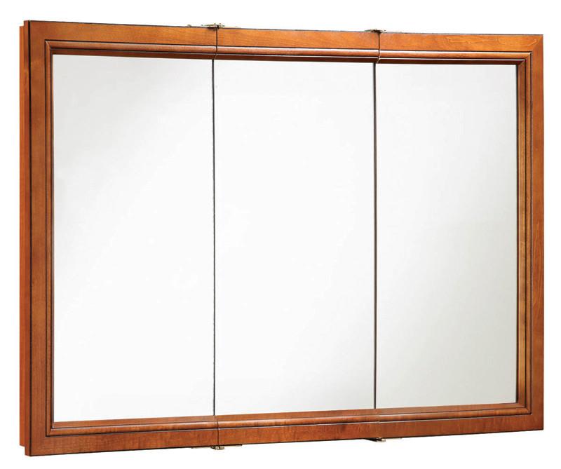 Design House 541417 Montclair 48x30 Medicine Cabinet Triple-vw Chestnut