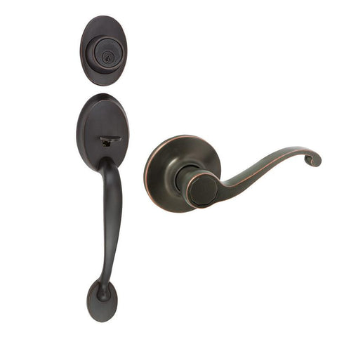 Design House 791699 Coventry Handleset/Scroll/ Web Oil Rubbed Bronze