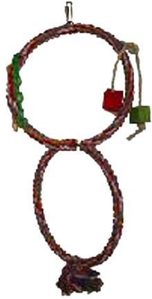 A&e Cage Hb558 Rainbow Double Rope Swing With Wood Blocks