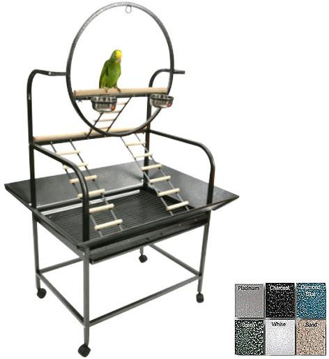 A&e Cage J6 Platinum The “o" Parrot Play Stand