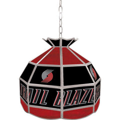 NBA1600-Ptb Portland Trail Blazers NBA 16 Inch Tiffany Style Lamp