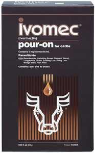 Ivomec Pour-On for Cattle Size - 1 Liter (67651)
