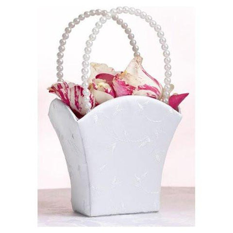 Lillian Rose FB700 W Elegant Wedding Basket White