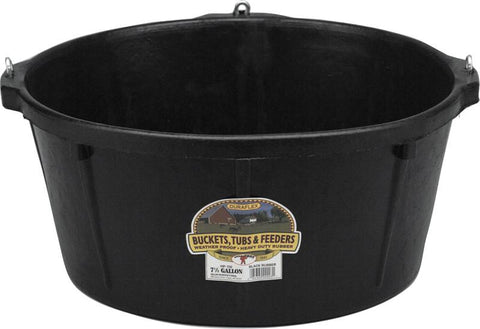 Feeder Tub W- Hooks Black 6.5 Gallon (Hp750)