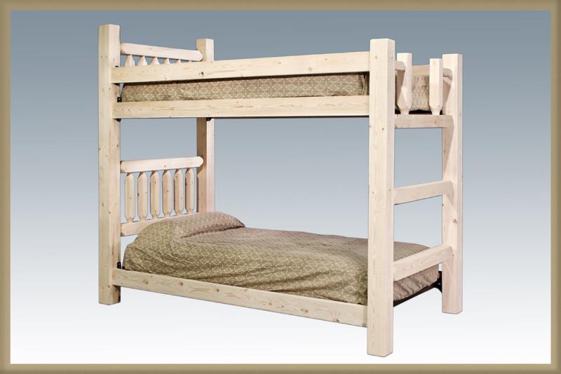 Montana Woodworks Mwhcbb Homestead Collection Bunk Bed, Twin/twin Ready To Finish