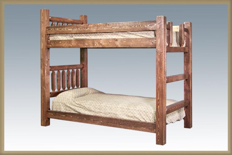 Montana Woodworks Mwhcbbsl Homestead Collection Bunk Bed, Twin/twin Stained And Lacquered