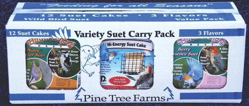 3 Flavor Suet Pack Assorted 12 Pack (vp6200)